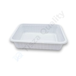 Szögletes alj 500 ml PP fehér Standard