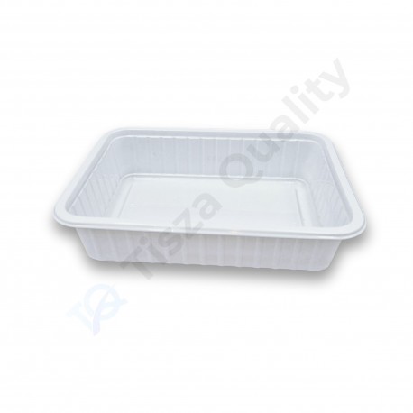 Szögletes alj 500 ml PP fehér Standard