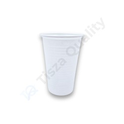 200 ml fehér pohár PP