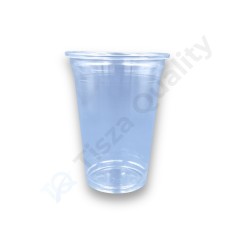 400 ml sörös pohár víztiszta PP