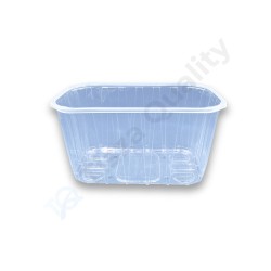 Gyümölcskosár 1000 ml, PP átlátszó, 193x115x105 mm (tető nélkül)