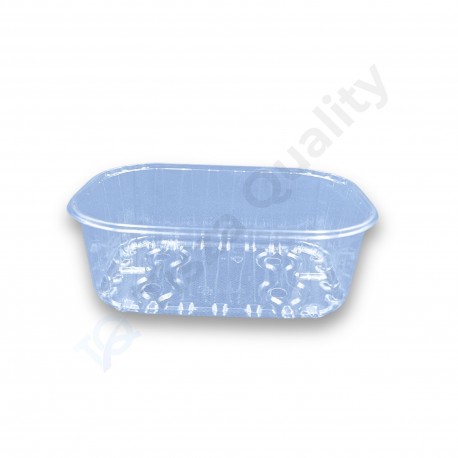 PP Gyümölcskosár átlátszó 500ml 19x11,5x5,8cm (tető nélkül)