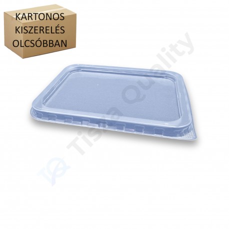 Szögletes tető 500 - 1200 ml aljhoz, PP natúr Standard