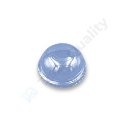 Shaker gömb tető lyukasztott (Ø16 mm)  Ø95mm víztiszta