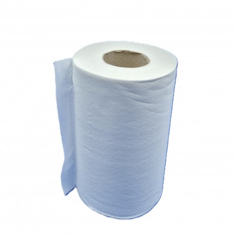 Tekercses kéztörlő Ø14 cm 2 rétegű, 100%cellulóz fehér (50m)