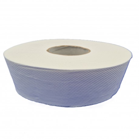 Nagytekercses toalett papír Ø23cm 2 rétegű 100%Cellulóz Fehér (180m)