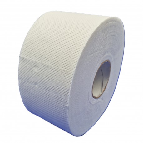 Nagytekercses toalett papír Ø19cm 2 rétegű 100%Cellulóz Fehér (100m)