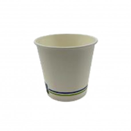 100 ml Papírpohár fehér Ø63mm SUP logóval - Be Green!