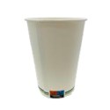 250 ml Papírpohár fehér Ø80mm SUP logóval - Be Green!