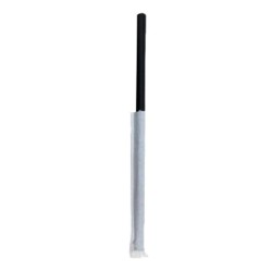 papír szívószál, egyesével csomagolt, fekete, Ø8 mm, 205 mm - Be Green!