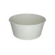 Fagyis papírtégely, fehér, 130 ml  Ø75xØ60x52 mm