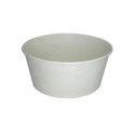 Fagyis papírtégely, fehér, 130 ml  Ø75xØ60x52 mm