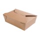 Food Box - ételszállító papírdoboz, barna, 1450 ml - Be Green!