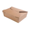 Food Box - ételszállító papírdoboz, barna, 1450 ml - Be Green!