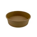 Kerek tál 685 ml, kraft, barna (Ø150mm) - Be Green!