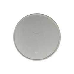 Leveses papírtégely TETŐ, 470 ml-es tégelyhez, FEHÉR (Ø97mm) - Be Green!