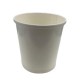 Leveses papírtégely 470 ml, FEHÉR (Ø97mm) - Be Green!