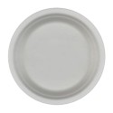 cukornád tányér, fehér, Ø220 mm - Be Green!