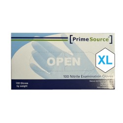 Prime Source púdermentes kék nitril egyszerhasználatos kesztyű XL