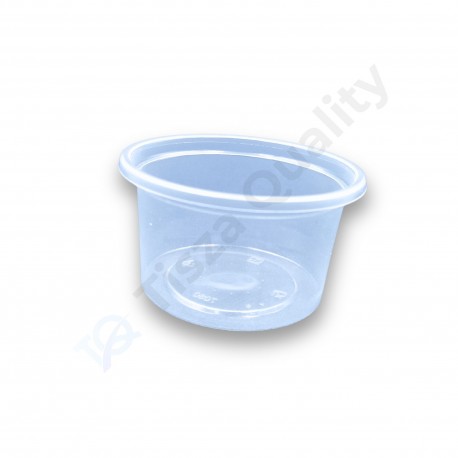 Öntetes alj 80 ml PP víztiszta K-708