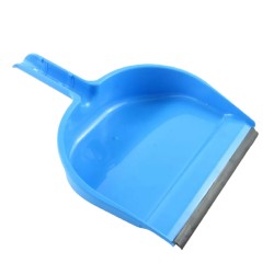 Szemeteslapát gumim éllel, nyélre pattintható