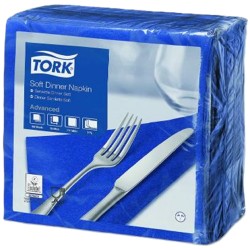 Tork Soft Sötétkék Dinner szalvéta  39 x 39 cm , 100 lap, 3r, 1/4