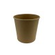 Kerek tál 350  ml, kraft, barna (Ø90mm) - Be Green!