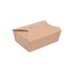 Food Box - ételszállító papírdoboz, barna/fehér, 750 ml - Be Green!