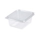 Egybefedeles szögletes doboz 127x115x55mm 250 ml PET víztiszta (Hotform)