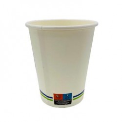 200/250 ml  begreenl Papírpohár fehér Ø80mm EU SUP logóval