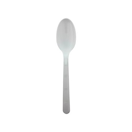 Többször használható kanál, PS, fehér,180 mm (zebra)
