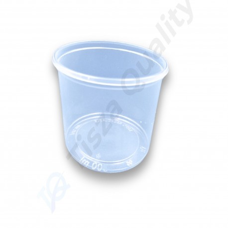 Hagner kerek tálka 500 ml, D101 mm, PP natúr