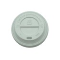 PS fehér pohártető ivólyukkal 250 ml-es papírpohárhoz  (Ø80MM)