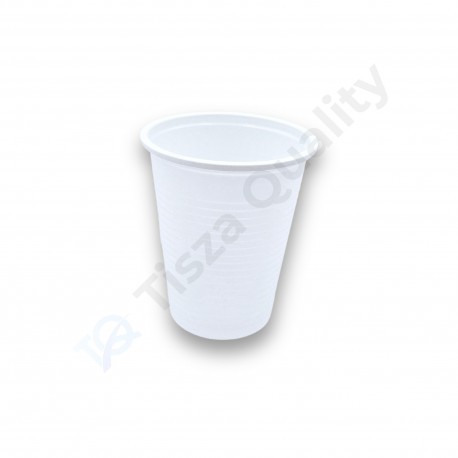 180  ml fehér pohár PP