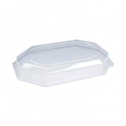 CATERING tálca tető- 5 személyes tálcához,  465x315x83 mm PET