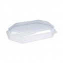 CATERING tálca tető- 5 személyes tálcához,  465x315x83 mm PET