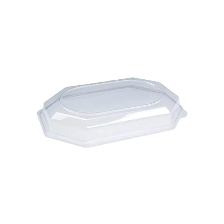CATERING tálca tető- 3 személyes tálcához,  360x26x65 mm PET