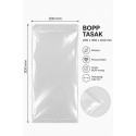 BOPP tasak 200x300x0,02 mm
