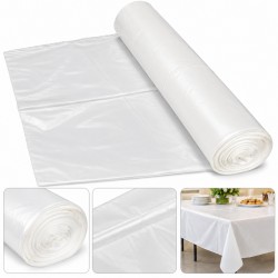 Asztalteritő roll, tekercs, NAGY MÉRETŰ, fehér (10db 120x160 cm terítő/tekercs) (1 tekercs)