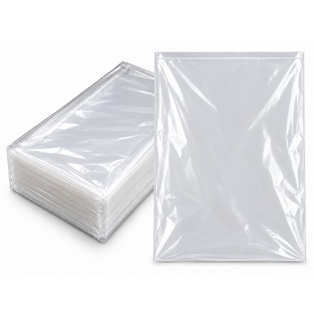 Nejlon tasak 350×500 mm (35×50 cm) 40 mikron - Átlátszó LDPE csomagoló tasak (100 db)