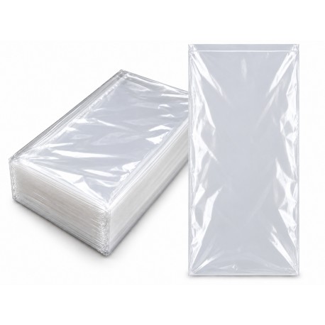 Nejlon tasak 250×500 mm (25×50 cm) 40 mikron - Átlátszó LDPE csomagoló tasak (100 db)