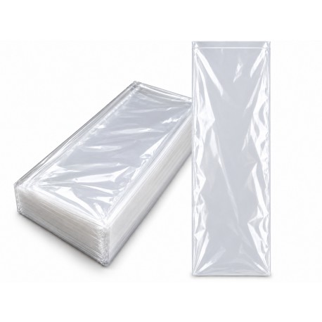 Nejlon tasak 230×600 mm (23×60 cm) 30 mikron - Átlátszó LDPE csomagoló tasak (100 db)