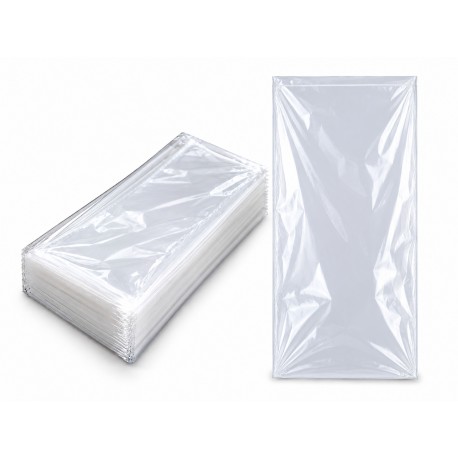 Nejlon tasak 120×250 mm (12×25 cm) 20 mikron - Átlátszó MDPE csomagoló tasak (100 db)