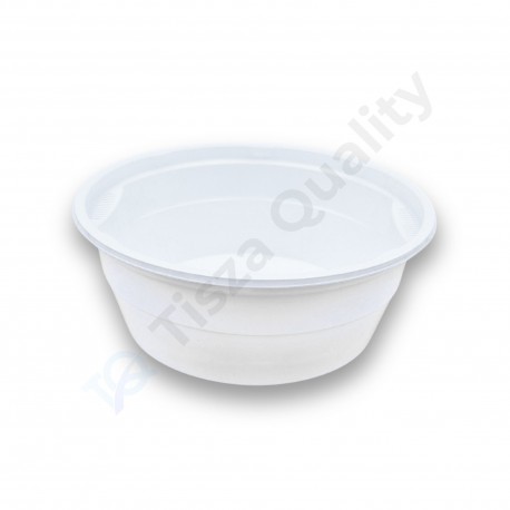 Gulyás tál PP fehér 500 ml - Többször használható
